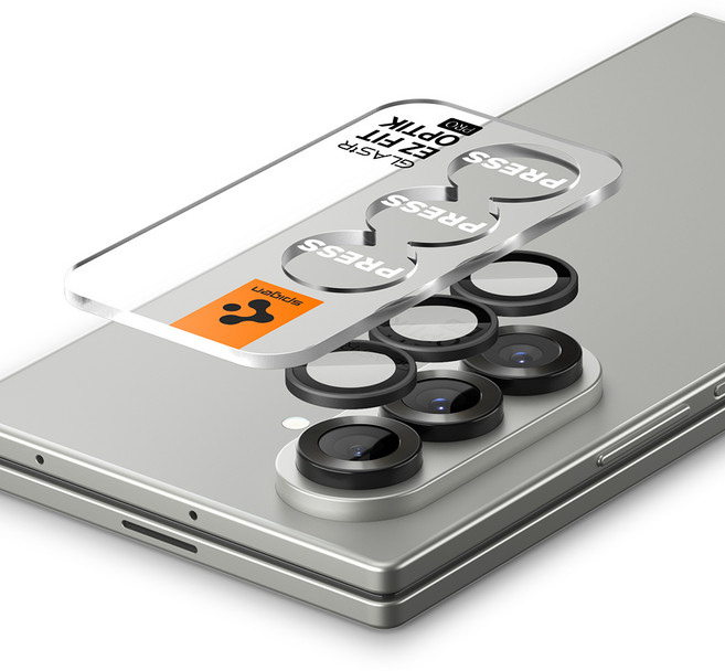 슈피겐 강화유리 tREZ핏옵틱프로 휴대폰 카메라 렌즈 보호 필름 2p 세트 AGL09578, 1세트