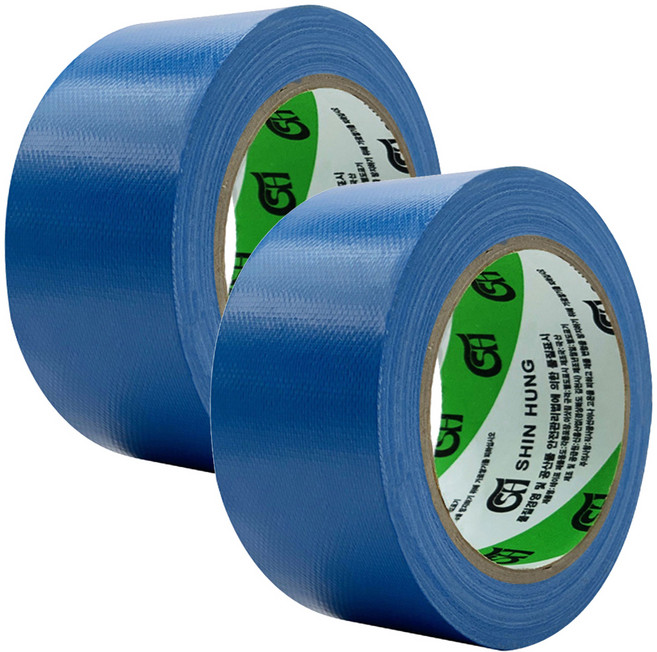신흥 국산 대용량 라바 청면테이프 48mm x 25M 파랑, 2개