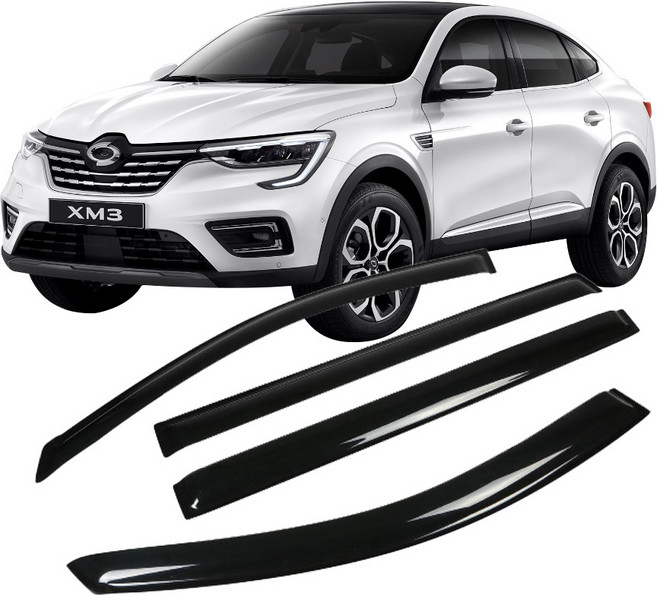 리드홈 스모그 차량용 썬바이저 4p 세트, XM3