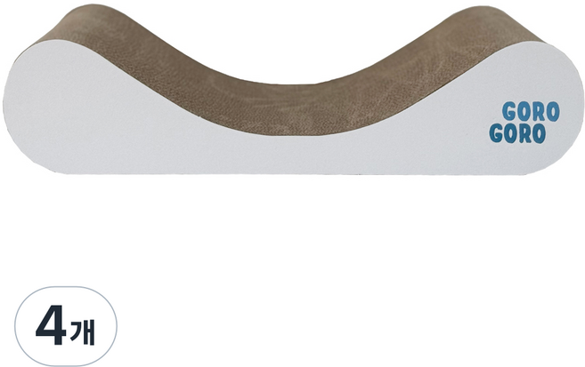 gorogoro 고양이 빅사이즈 소파 스크래쳐, 화이트, 4개