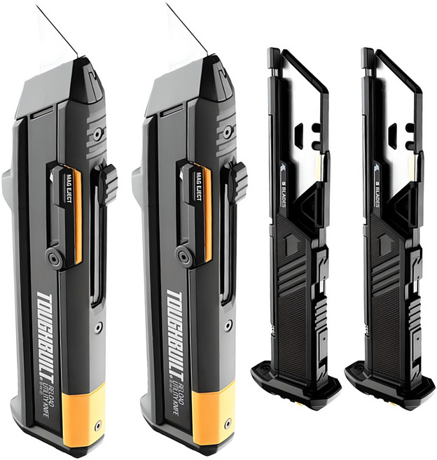 TOUGHBUILT 多用途彈匣式美工刀 TB-H4S2-03, 2個