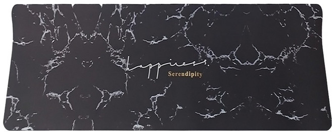 FAmILyLIFE 生活 硅藻泥快速吸水防滑腳踏墊 A-088-D 1kg, 黑色石紋, 1個