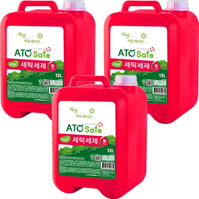 ATO Safe 洗衣精, 13L, 3桶