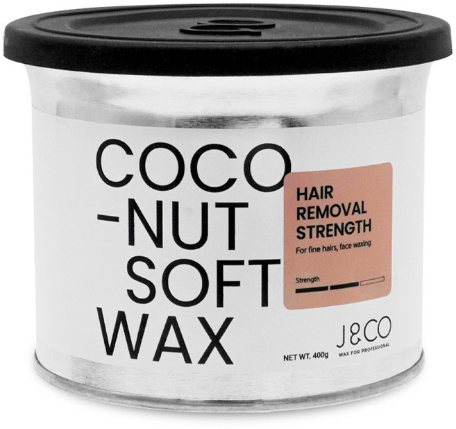J&CO 大面積用椰子果凍霜狀軟蠟, 400g, 1個