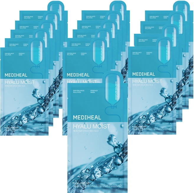 메디힐 히알루 모이스트 에센스 마스크 20ml, 1개입, 15개 - 쿠팡