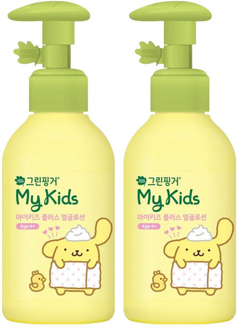 GREEN FINGER 綠手指 My Kids系列臉部乳液, 160ml, 2瓶