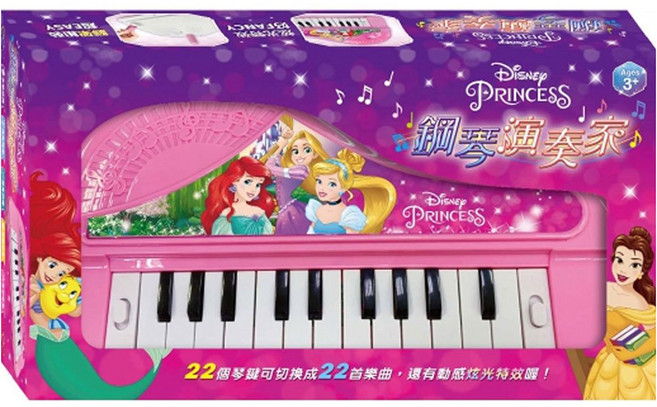 Disney Princesses 迪士尼公主 鋼琴演奏家, 粉色, 1盒