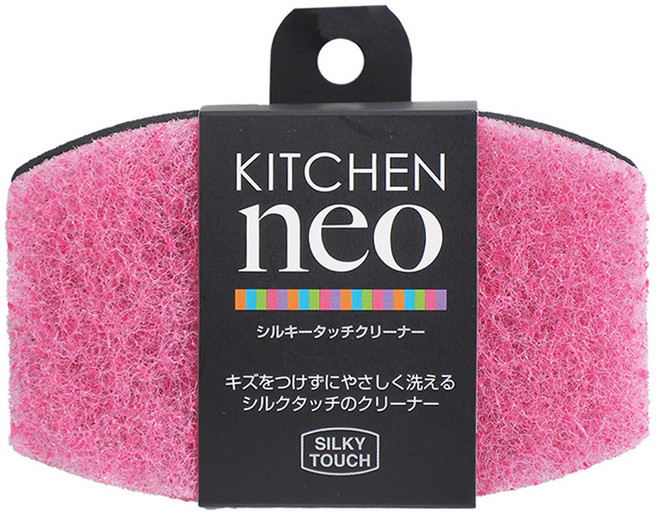 TOWA 東和產業 neo清潔海綿 粉色, 1個, 1入