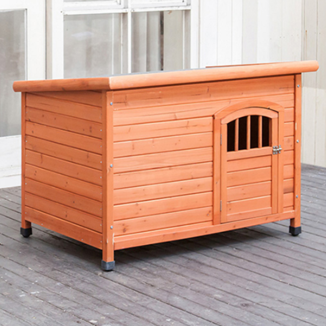 헬로망치 프리미엄 원목 대형 반려동물 하우스 5000, 혼합색상, 1개