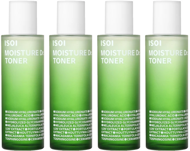 아이소이 모이스춰 닥터 장수진 수분 토너, 130ml, 4개 - 쿠팡