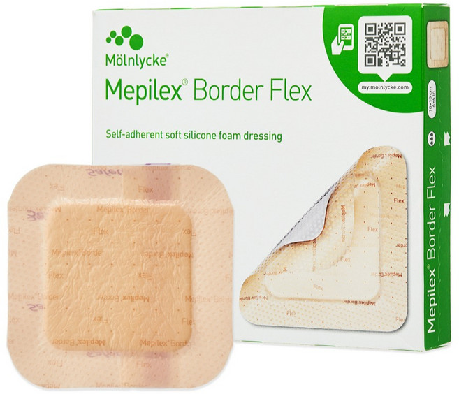 메피렉스 보더 플렉스 실리콘 폼 드레싱 5p, 1개