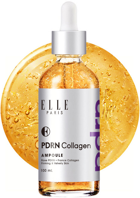ELLE PARIS PDRN 콜라겐 녹는실 탄력 앰플, 1개, 100ml