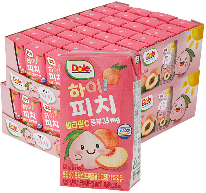 돌 하이 주스, 120ml, 64개