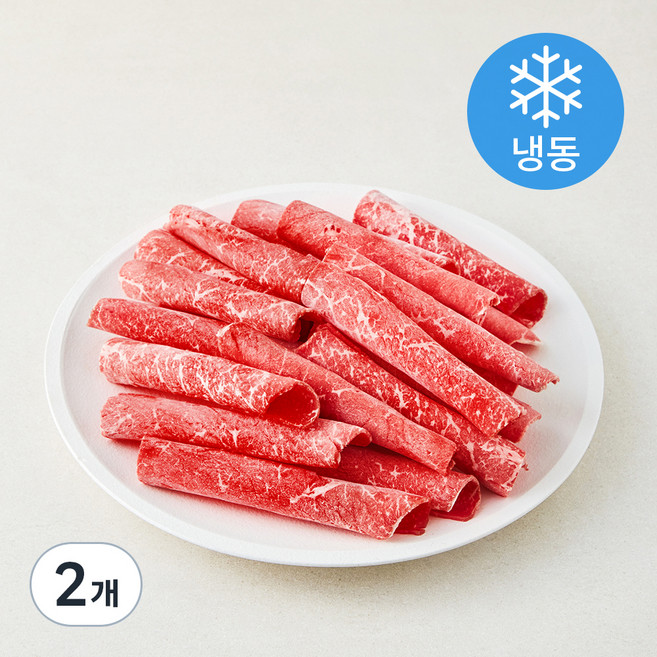 엘그로 호주산 와규 샤브샤브용 (냉동), 500g, 2개