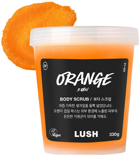 러쉬 오렌지 샤워 바디 스크럽, 330g, 1개