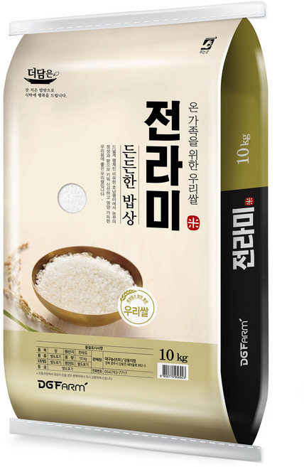 더담은 든든한 밥상 전라미, 10kg, 1개