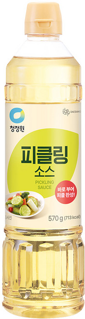 청정원 피클링소스, 570g, 1개