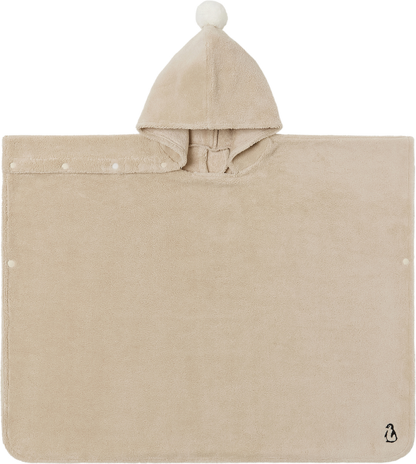코니 이지바스 후드타올 2-4세 95cm, 베이지, 1개