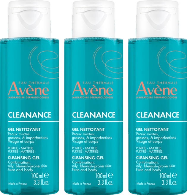 아벤느 클리낭스 클렌징 젤, 100ml, 3개