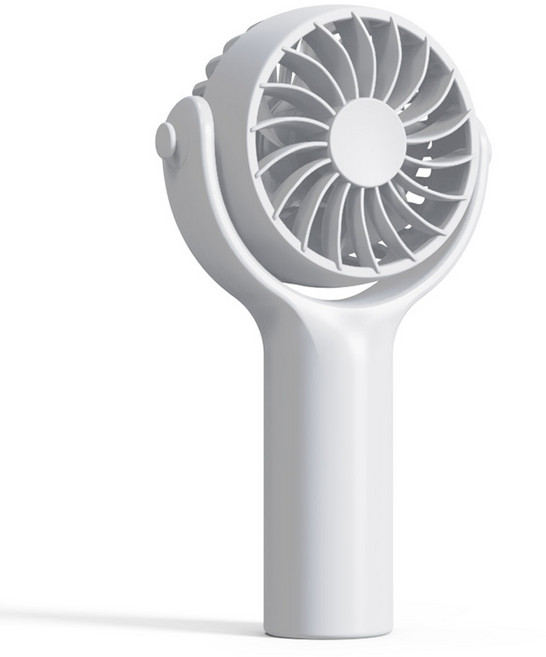 하이온 휴대용 미니 무선 손선풍기, H23, 화이트