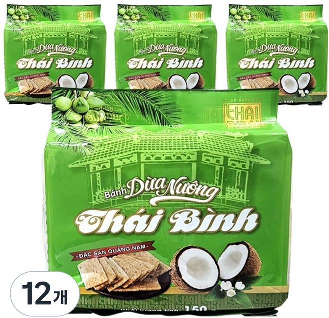 반두아농 다낭 코코넛 크래커, 150g, 12개