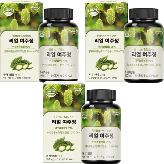 퍼니트 리얼 여주정, 150정, 75g, 3개