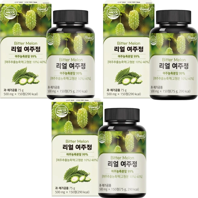 퍼니트 리얼 여주정, 150정, 75g, 3개 - 쿠팡