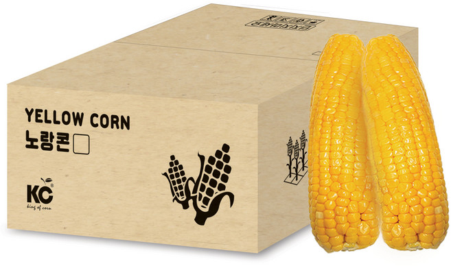 king of corn 黃玉米 雙倍玉米 玉米 8入, 4kg, 1個