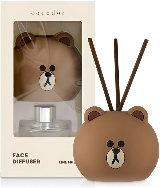 코코도르 라인프렌즈 페이스 디퓨저, 브라운(퓨어코튼), 50ml, 1개