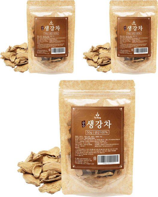 티랑 생강차, 50g, 1개입, 3개
