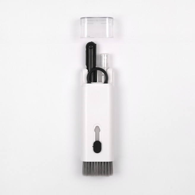 온트리 컴퓨터 휴대폰 만능 청소 브러시 세트, 블랙, 1세트