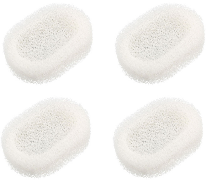 새드리 스펀지 비누받침, 화이트, 4개