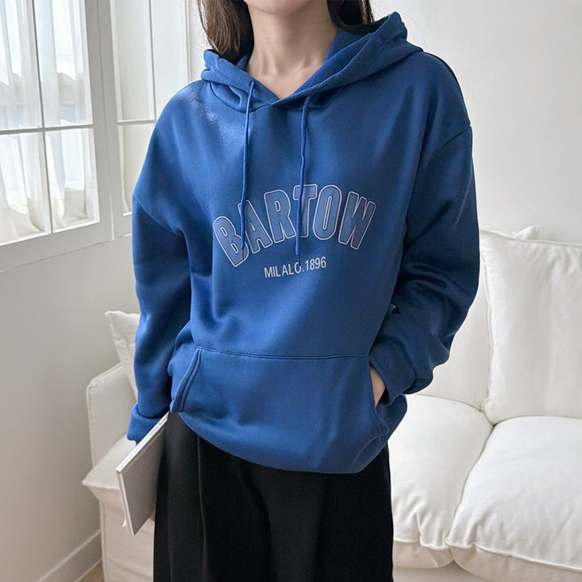 Lalaon 女性字母印花長袖連帽T恤 TSP1271