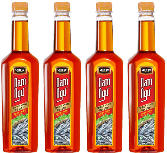 친수 남늑 연어향 피쉬소스, 300ml, 4개