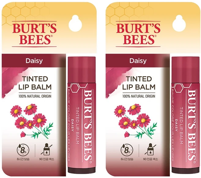 버츠비 틴티드 립 밤, 데이지, 4.25g, 2개 - 쿠팡