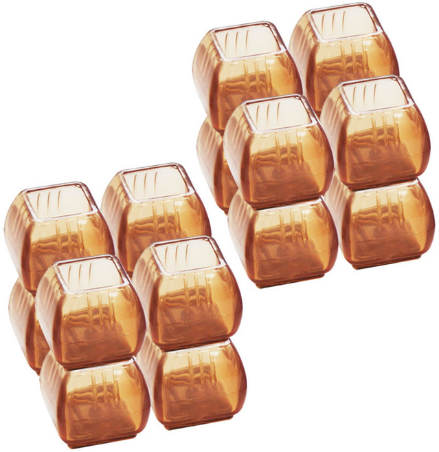 엘트리 투명 의자발캡 사각, 16개