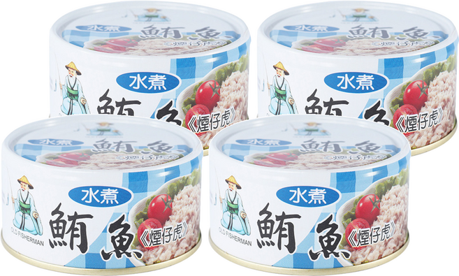 同榮 水煮鮪魚, 180g, 4罐