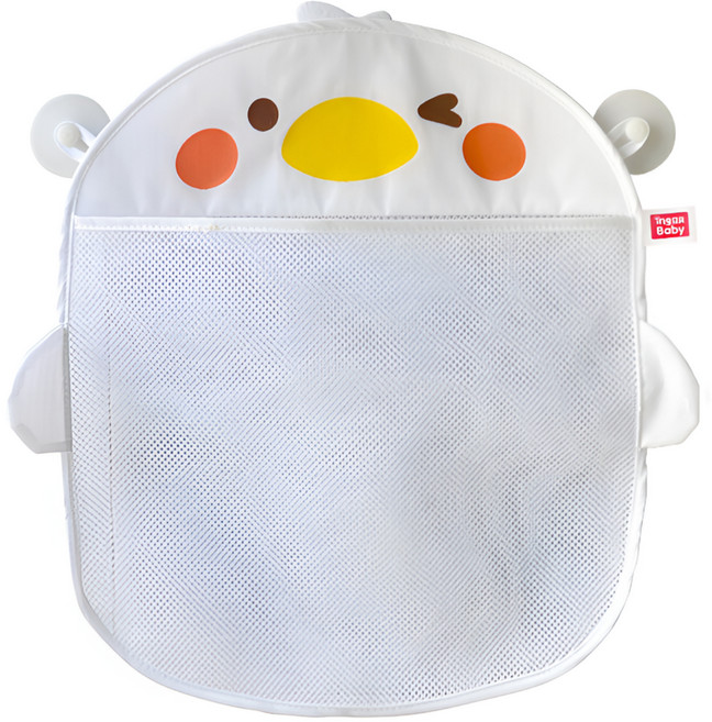 데일리해피비 욕실 그물망 정리함 흡착판 포함, 1개, 화이트오리