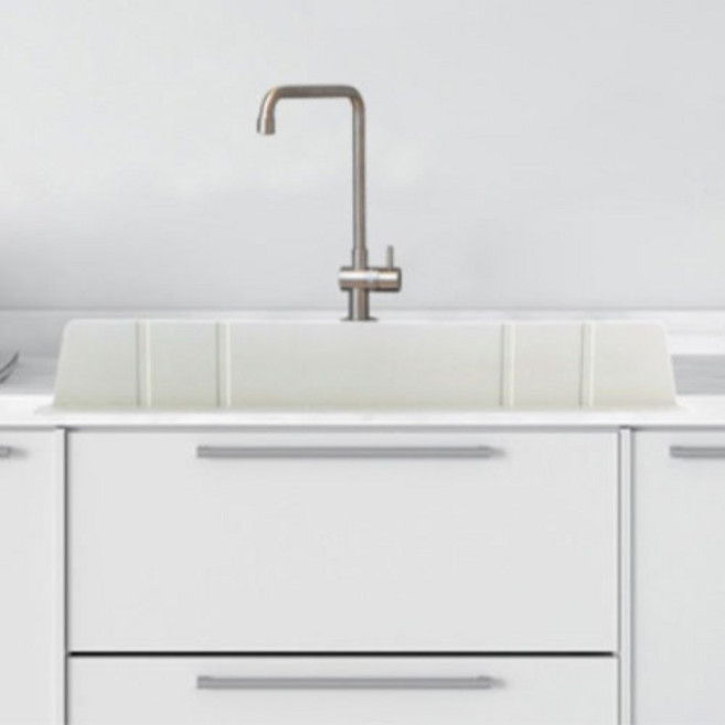 파미레 실리콘 싱크대 물막이 와이드형 57cm, 화이트, 1개