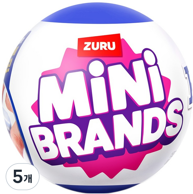 미니브랜드 아이비젼 아동용 미니홈 식완 가챠 미니어처 토이 장난감, 5개