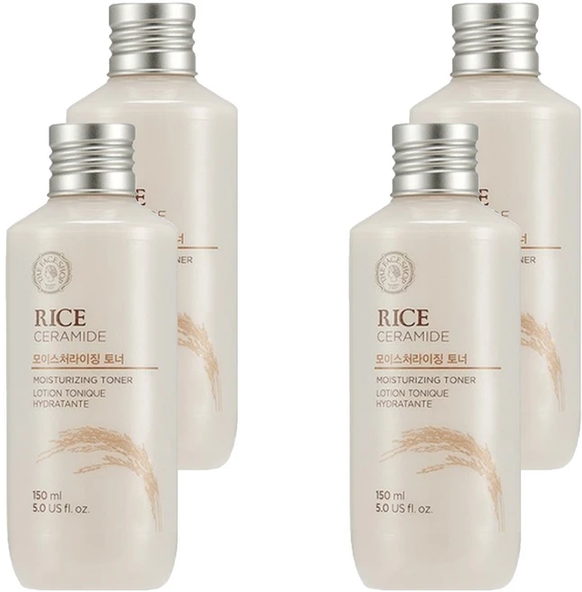 더페이스샵 라이스 앤 세라마이드 모이스처 토너, 150ml, 4개 - 쿠팡
