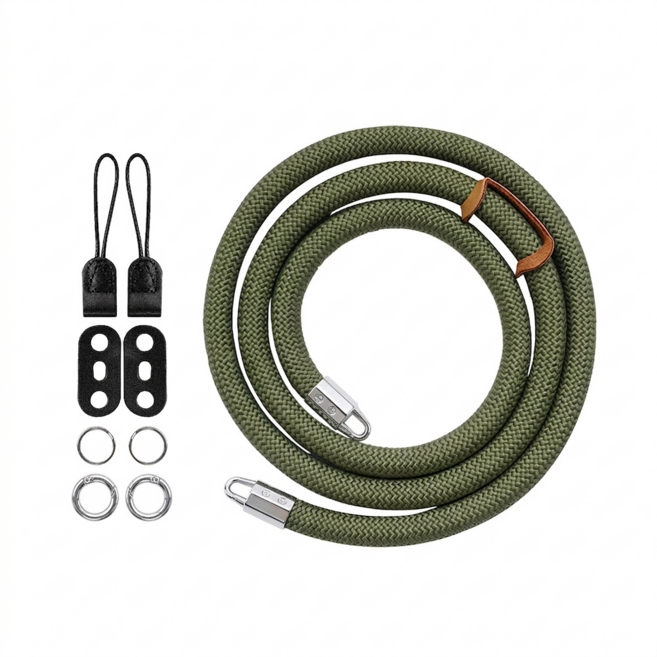 벤토사 카메라 넥스트랩 꼬임방지 로프 세트, 1세트, VTS TYT5(카키)