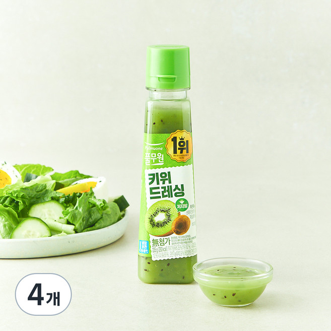 풀무원 키위 드레싱, 235g, 4개