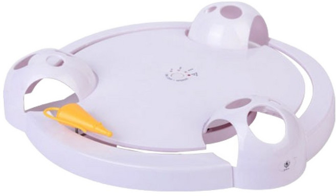 딩동펫 쥐돌이 펀치 고양이 자동장난감, 혼합 색상, 1개