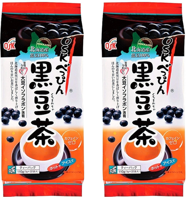 OSK 小谷穀粉 黑豆茶, 5g, 22包, 2袋
