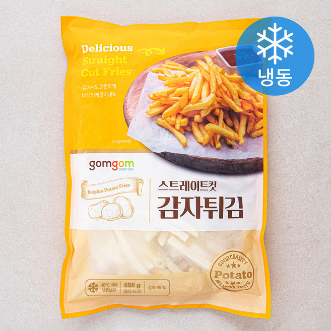 곰곰 스트레이트컷 감자튀김(냉동), 650g, 1개