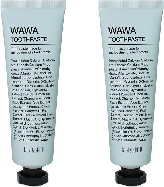 로로벨 와와치약 구취제거 불소, 100g, 2개 - 쿠팡