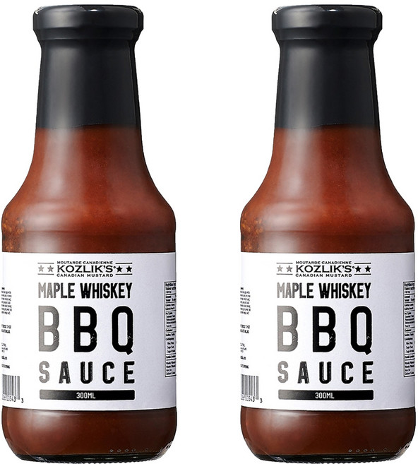 코즐릭스 메이플 위스키 비비큐 소스, 2개, 300ml
