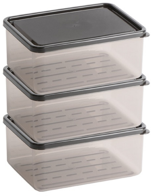 비트리 밀폐용기 1L, 1개, 3개