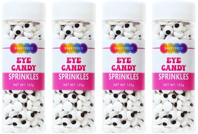 베이크리데코 아이캔디 스프링클, 125g, 4개